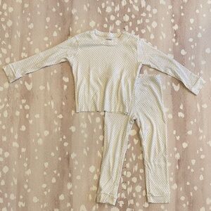 12|12 Pima Cotton Pajama Set • 4T • Made in Peru • Mini Hearts